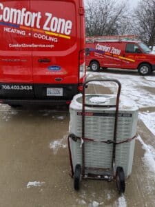 Comfort Zone Service providing heating installation services in Mokena, IL.